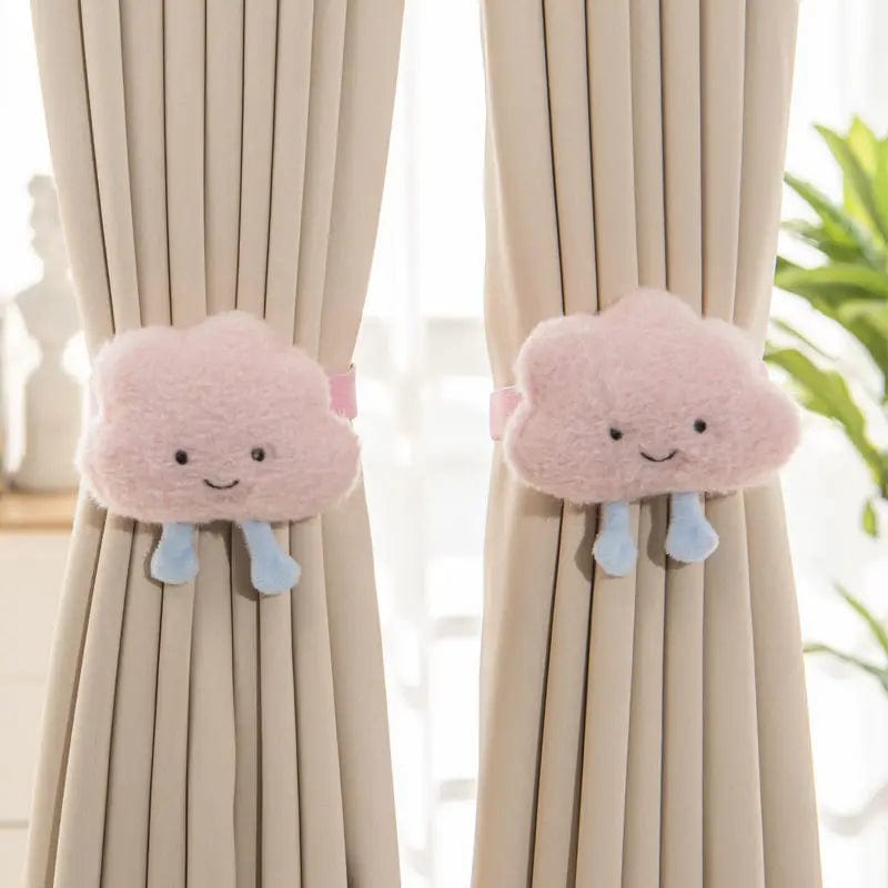 Embrasse rideau petit nuage rose L'atelier Rideau